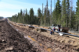 Строительство газопровода-шлейфа от скважины №106.3 на установку подготовки газа УПГ-102.