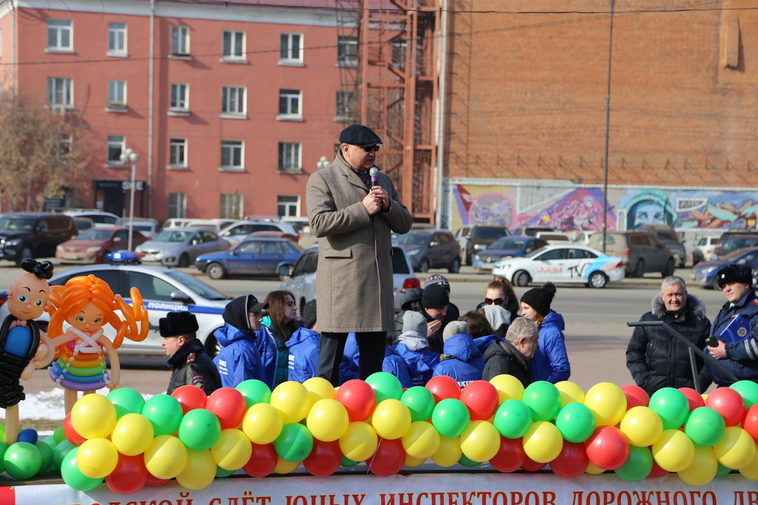 Вячеслав Эглит во время церемонии открытия Слета