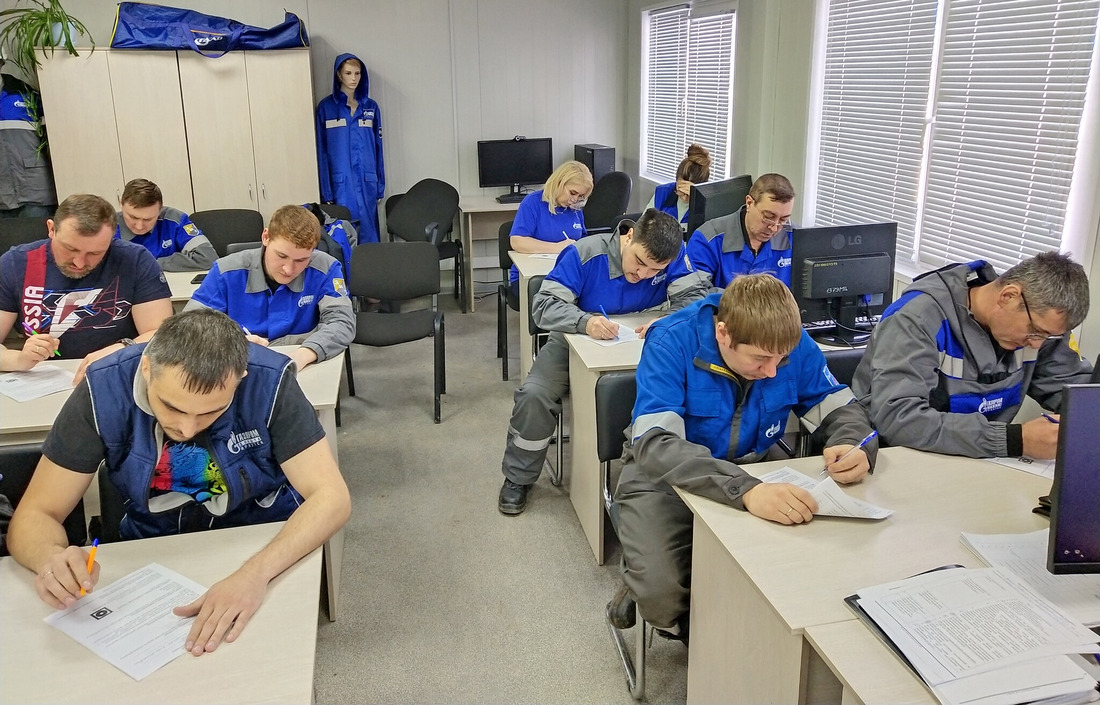 Работники Ковыктинского месторождения — участники соревнования