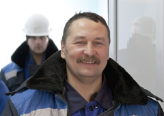 Александр Юринский, машинист компрессорной установки