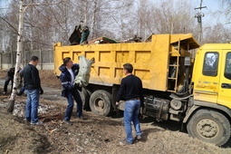 Во время проведения субботника