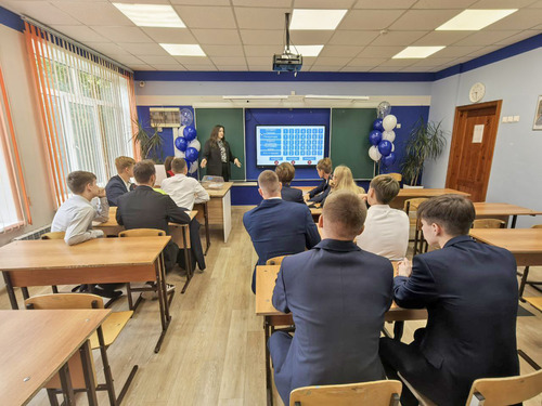 Во время посещения «Газпром-класса»