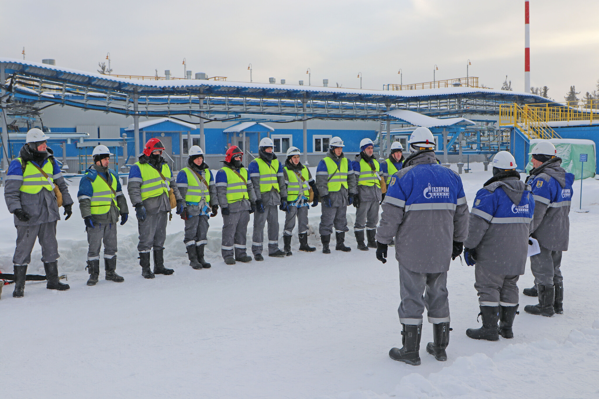 В компании «Газпром добыча Иркутск» состоялось тактико-специальное учение  нештатного аварийно-спасательного формирования